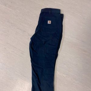 (5)Carhartt Men’s Work Pants 34x32 Navy